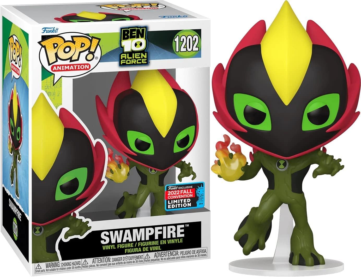 Funko Pop! Television: Ben 10 - Swampfire (NYCC'22), Collectable Vinyl Figure - 67043