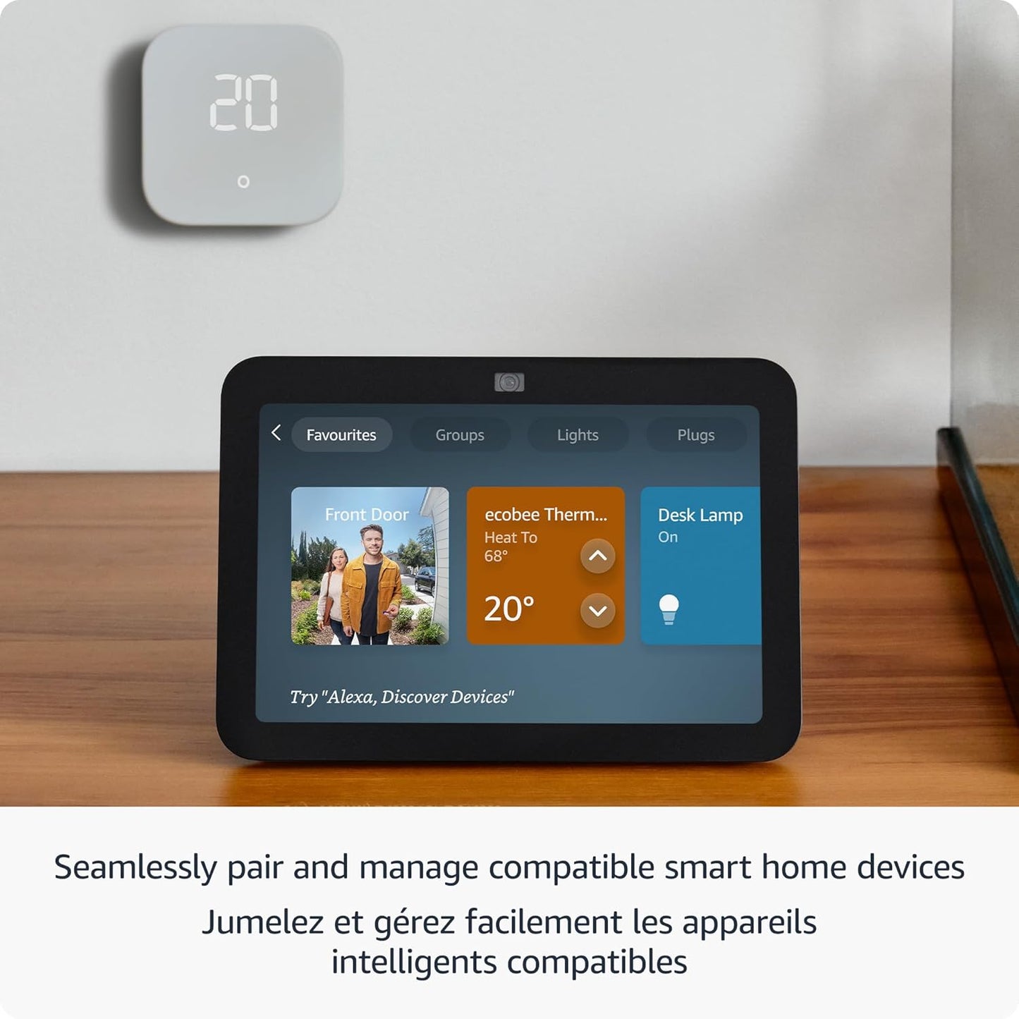 Amazon Echo Show 8, with Spatial Audio, Smart Home Hub, Charcoal, with Alexa+ Early Access