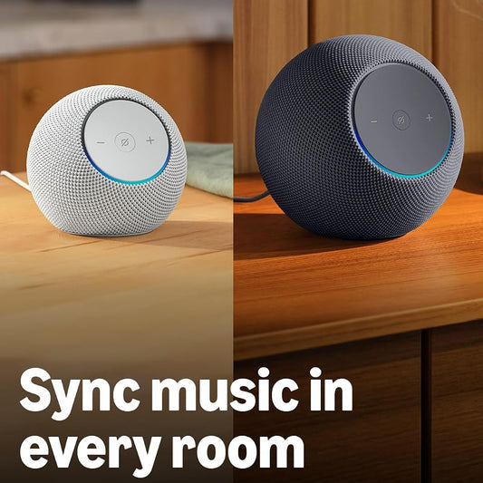 Amazon Echo Dot Max – Newest Alexa Speaker with 3X Bass, Room-Filling Sound, Alexa+ Ready- Amethyst