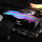TEAMGROUP T-Force Delta RGB DDR4 Gaming Memory, 16GB (2x8GB Kit), 3600 Mhz, 288 Pin DIMM, Black