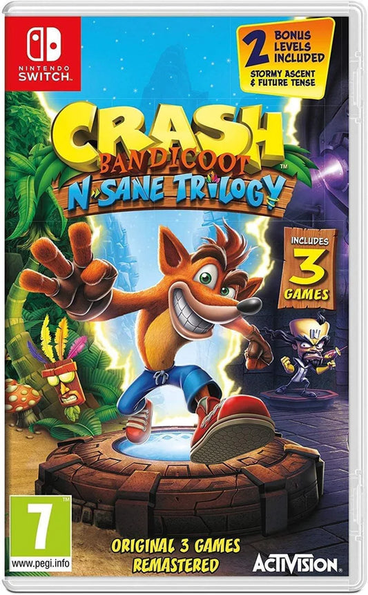 Crash Bandicoot N. Sane Trilogy By Activision For Nintendo Switch (pre owned)