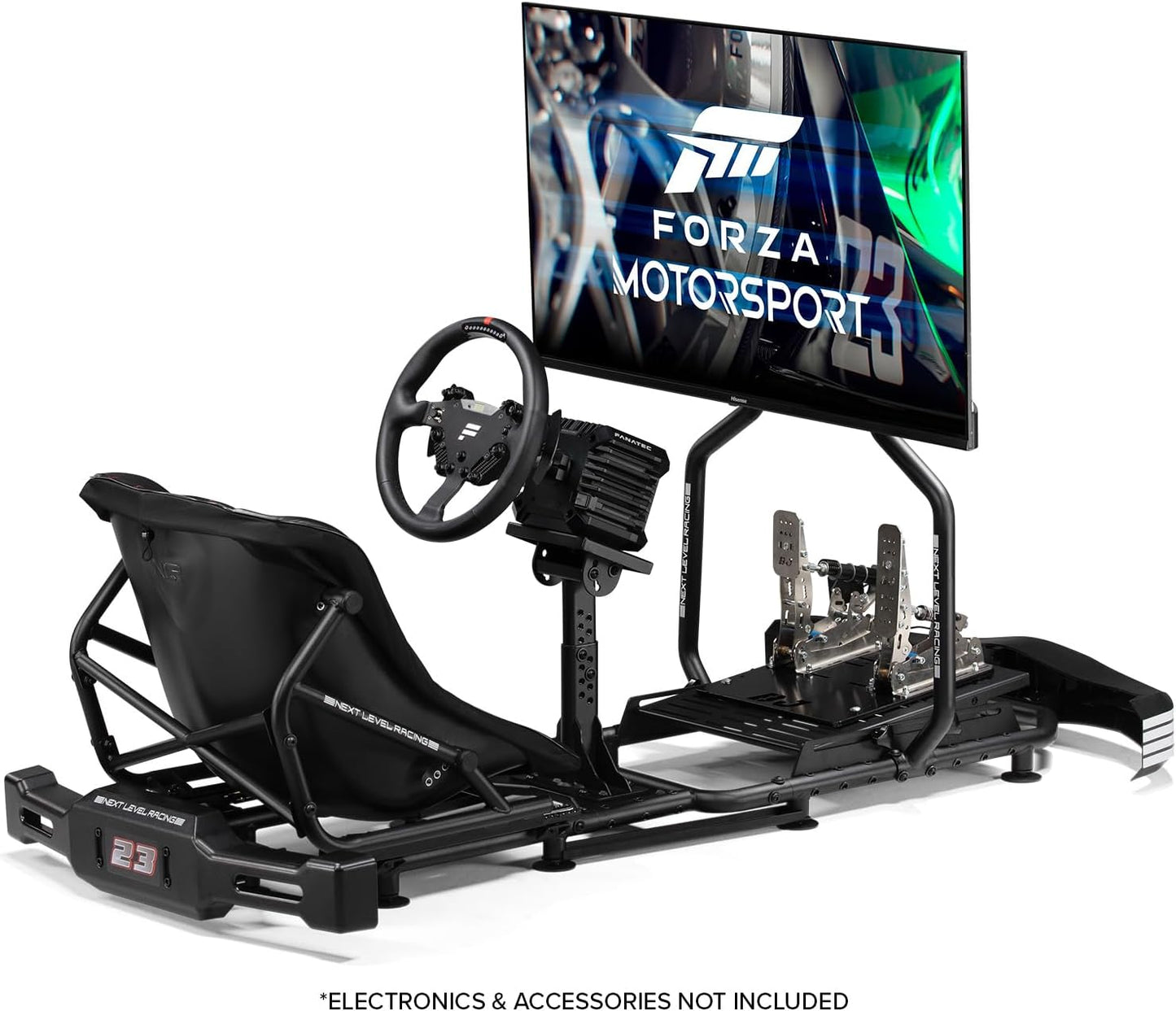 Next Level Racing NLR-S034 Go Kart Plus Simulator Cockpit, Black, Large