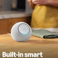 Amazon Echo Dot Max (Newest Model) – Alexa Smart Speaker with Room-Filling Sound, 3x Bass, Built-in Smart Home Hub & Alexa+ (Glacier White)