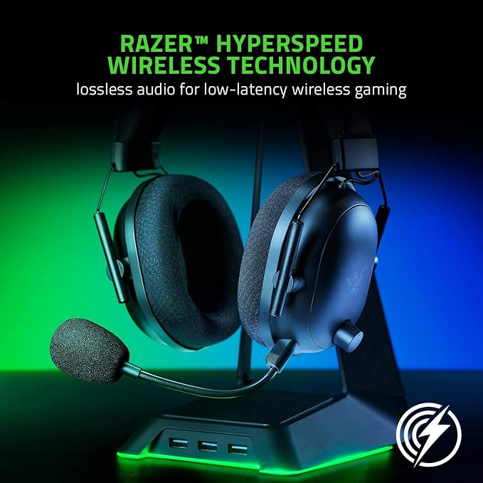 Razer BlackShark V2 Pro Wireless Gaming Headset: THX 7.1 Spatial Surround Sound