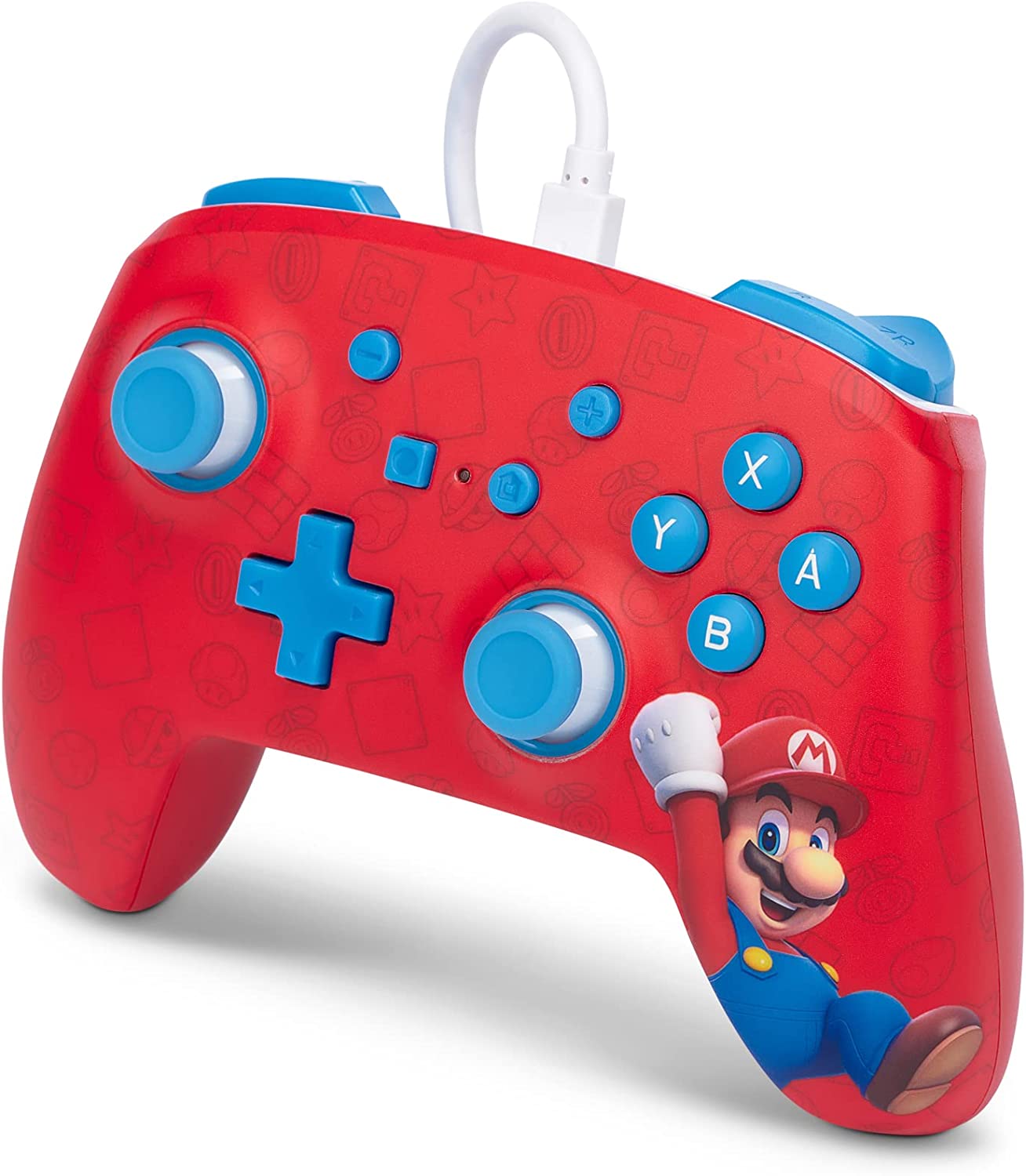 PowerA Enhanced Wired Controller for Nintendo Switch –Mario