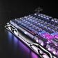 GravaStar Mercury K1 Pro Special Edition, Cyberpunk, 75% Mechanical Keyboard, Tri-Mode Wireless, Aluminum Frame, Pudding Keycaps | GS K1 PRO_CBLK