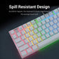 Redragon KUMARA K552 - TKL WIRED MECHNICAL KEYBAORD RGB WHITE (Blue Switch)