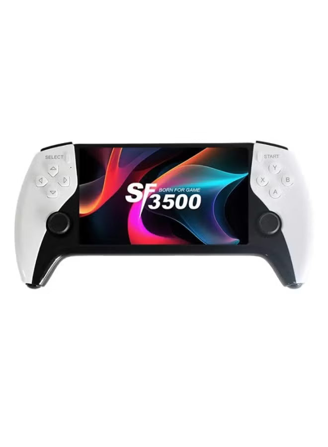 SF3500 Retro Handheld Game Console - White/Black