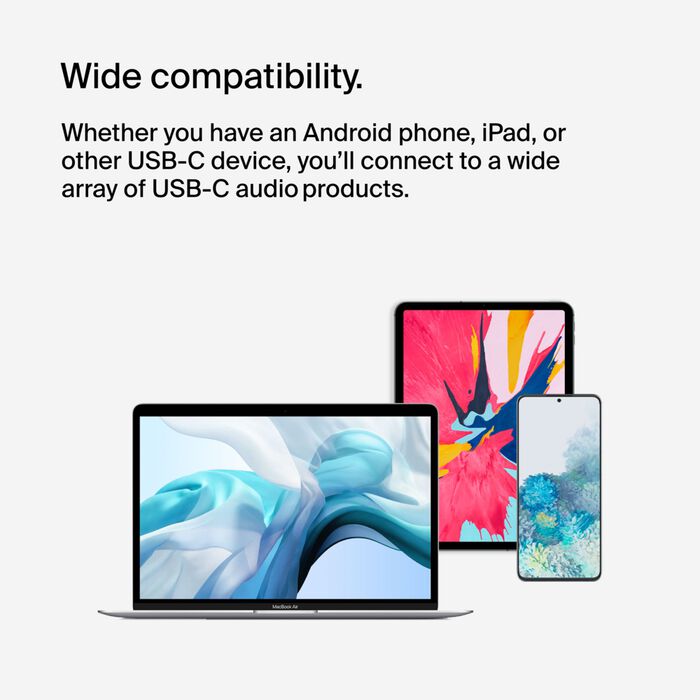 RockStar™ 3.5mm Audio + USB-C Charge Adapter