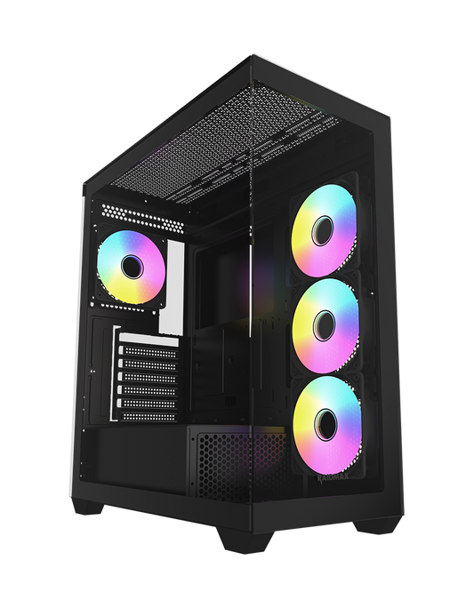 RAIDMAX Infinita i800 ATX Mid Tower PC Case,Black