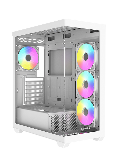 RAIDMAX Infinita i800 ATX Mid Tower PC Case,White