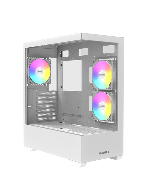 RAIDMAX Infinita i801 Mid Tower ATX PC Case,White