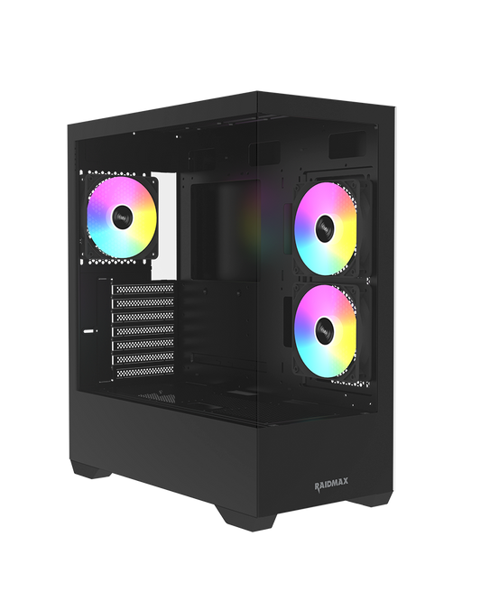 RAIDMAX Infinita i801 Mid Tower ATX PC Case,Black