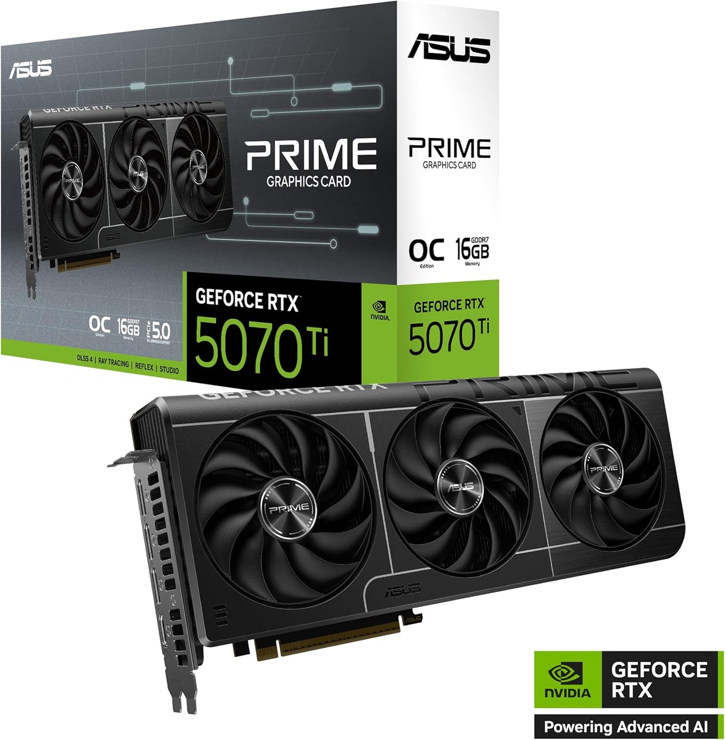 ASUS PRIME GeForce RTX™ 5070 Ti 16GB GDDR7 OC Edition