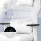 OneGame Video Gaming Chair, Breathable Swivel Chair Adjustable Backrest Ergonomic PC with Lumbar Support, White