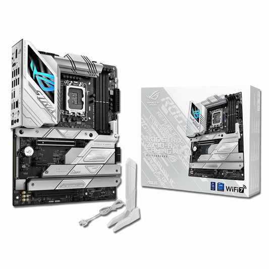 Asus ROG Strix Z790-A Gaming WiFi II LGA 1700 ATX Motherboard, Intel Z790 Chipset, 4x DDR5 DIMM & 192GB Max, PCIe 5.0,Wi-Fi 7,BT v5.4,2.5Gb Ethernet,5x M.2,USB Type-C,A,HDMI,DP, 90MB1FN0-M0EAY0