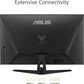 ASUS TUF VG32UQA1A Gaming 32'' 4K UHD HDR DSC VA Gaming Monitor, 160Hz Refresh Rate & 1ms (MPRT), ELMB Sync, Freesync Premium, Speakers, 120% sRGB, DisplayHDR 400, DP/HDMI, Black | 90LM08L0-B01970