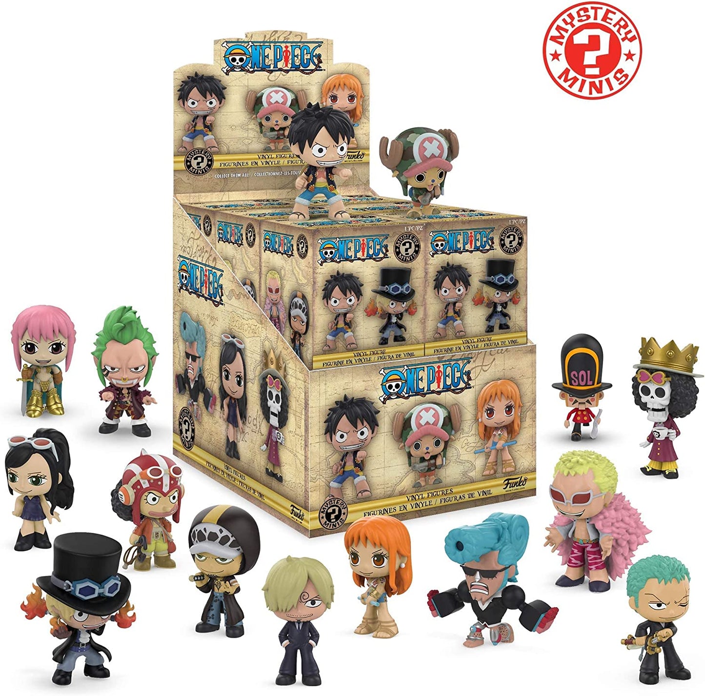 Funko 30608 Mystery Minis: OnepieceOne Mystery Figure, , Multicolor