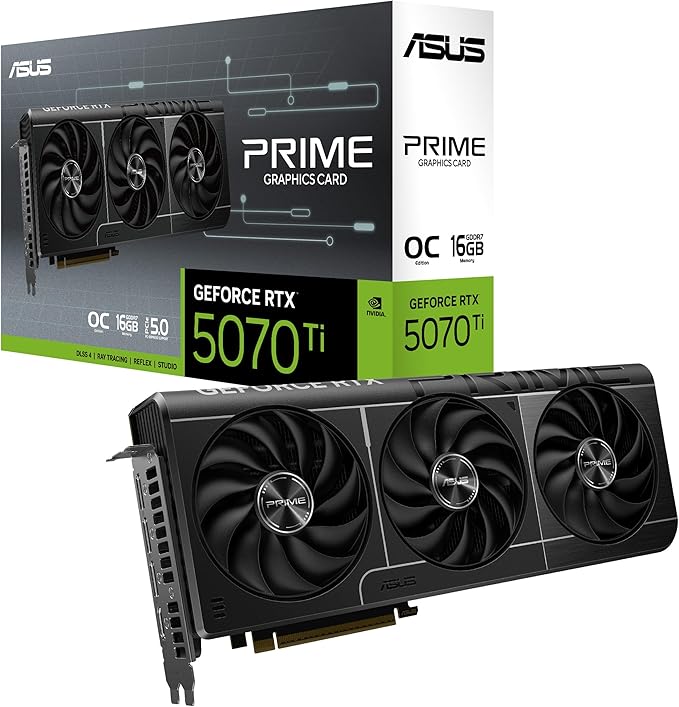 ASUS PRIME GeForce RTX™ 5070 Ti 16GB GDDR7 OC Edition