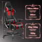 OneGame Gaming Chair, High Back Computer Leather Chair 155°Adjustable Backrest Swivel Ergonomic Office Chair with Lumbar Support, Black&Red