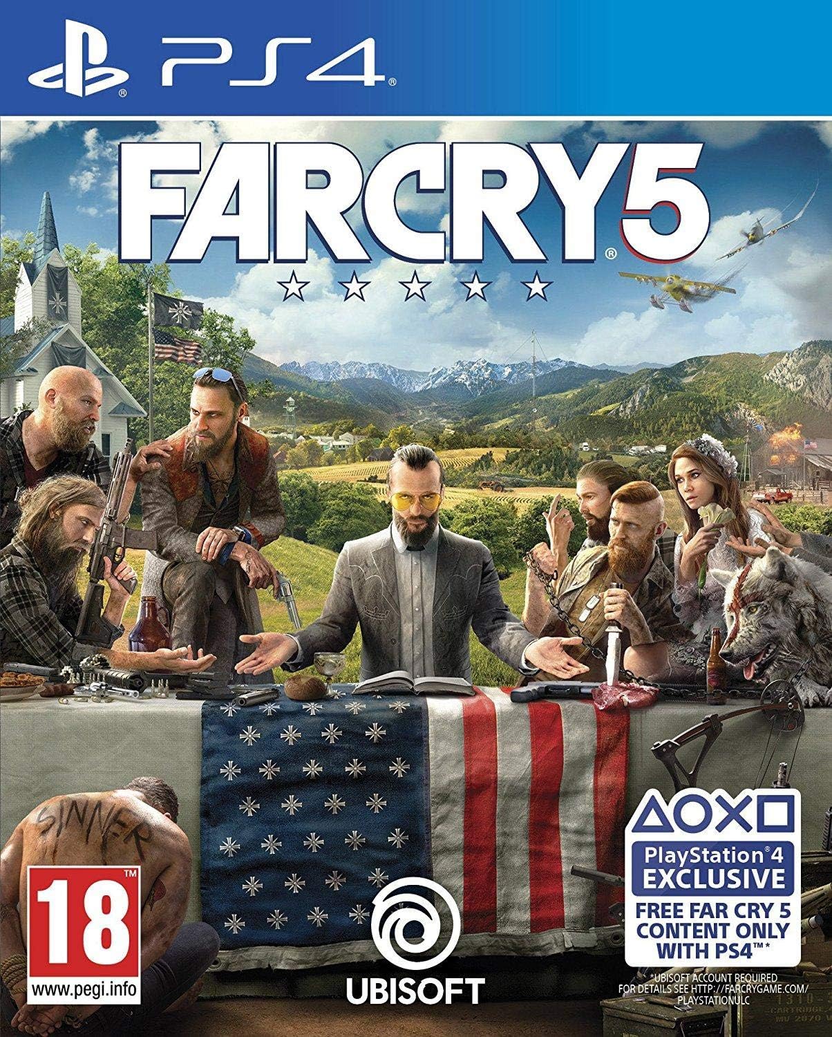 Far Cry 5 ps4 (pre owned)