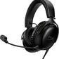 HyperX Cloud III – Wired Gaming Headset, PC, PS5, Xbox Series X|S, Angled 53mm Drivers, DTS Spatial Audio, Memory Foam, Durable Frame, Ultra-Clear 10mm Mic, USB-C, USB-A, 3.5mm – Black 2years Warranty