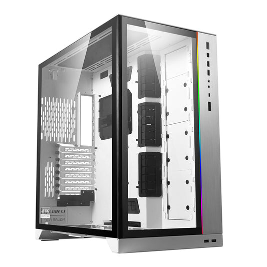 Lian Li O11 Dynamic XL Rog Certified Atx Full Tower Gaming Computer Case - White