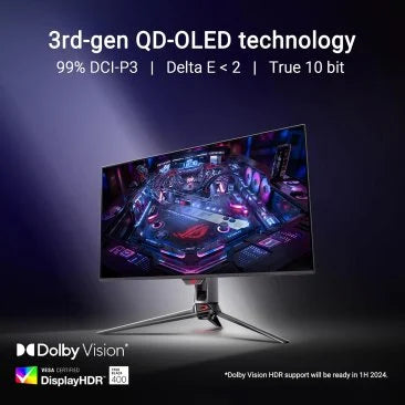 Asus ROG Swift PG32UCDM 32" 4K OLED 240Hz Gaming Monitor - 90LM09T0-B01370