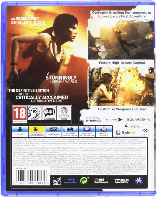 Tomb Raider Definitive Edition -Ps4