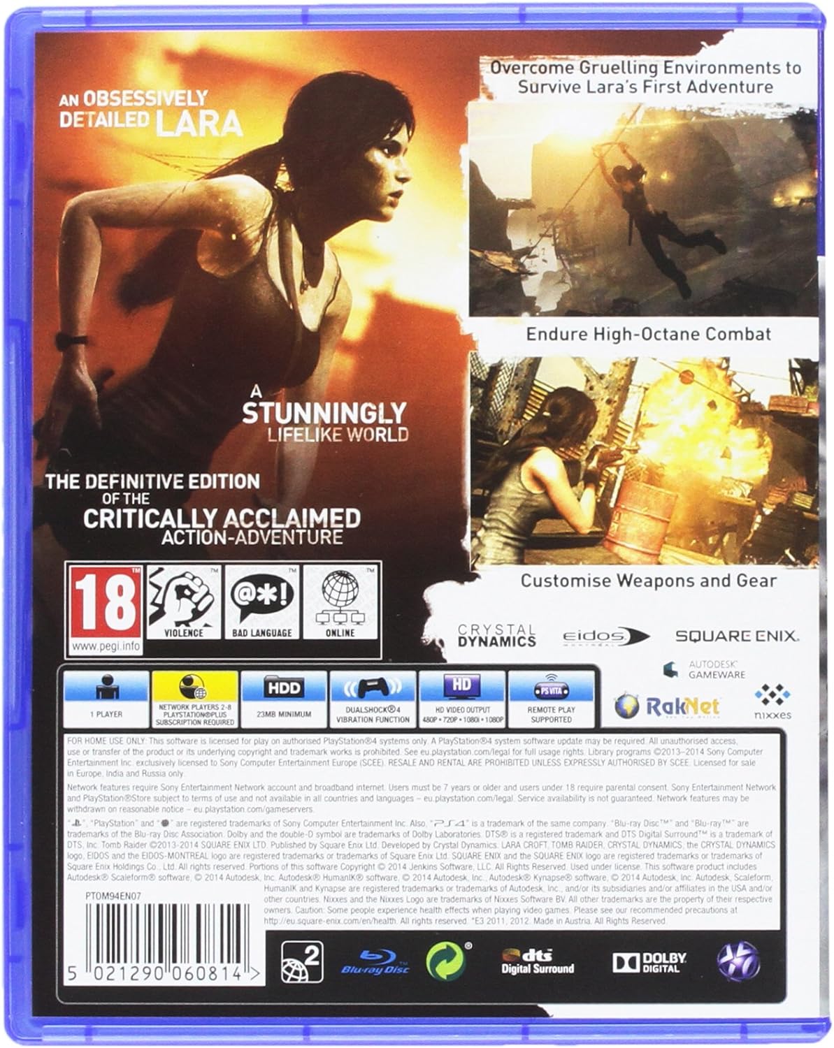 Tomb Raider Definitive Edition -Ps4 (pre owned)