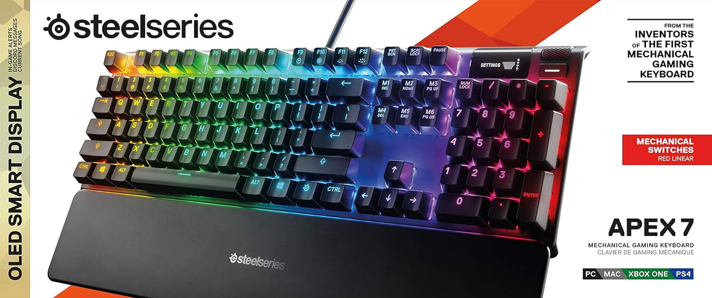 SteelSeries Apex 7 Mechanical Gaming Keyboard