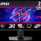 MSI MPG274URF QD 27-inch 3840 x 2160 (UHD) Computer Monitor, 160Hz, Adaptive-Synch, HDMI, DisplayPort, VESA Mountable, Tilt, Height Adjustable, Speaker, 0.5ms, Black