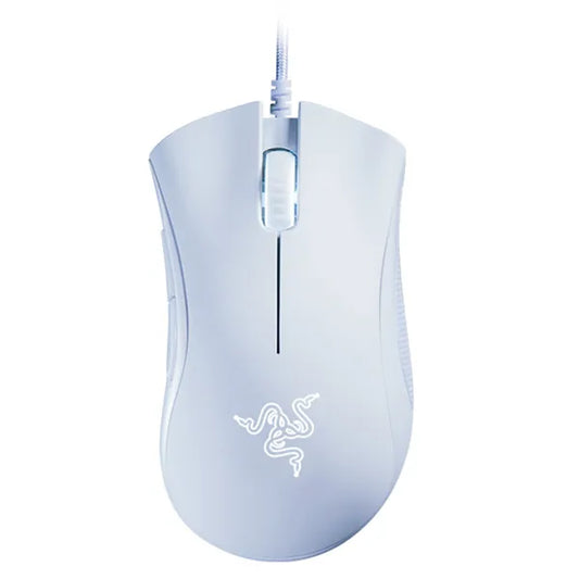 Razer DeathAdder Essential Gaming Mouse: 6400 DPI Optical Sensor - 5 Programmable Buttons - Mechanical Switches - Rubber Side Grips - Mercury White Games Corner 