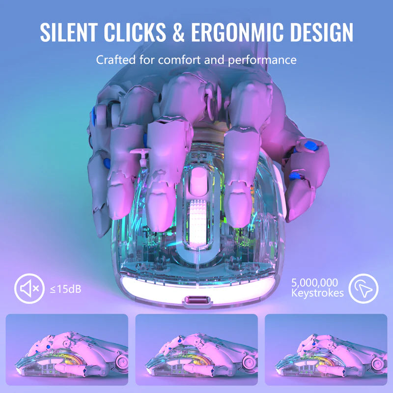 ATTACK SHARK X2PRO Wireless Gaming Mouse with Charging Dock-Black