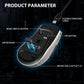 ATTACK SHARK X5 Wireless 49g Ultralight Tri-mode 2.4Ghz/USB-C Wired/Bluetooth Gaming Mouse-White