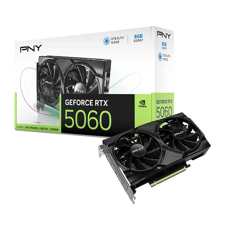 PNY GeForce RTX™ 5060 Dual Fan GPU