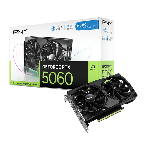 PNY GeForce RTX™ 5060 Overclocked Dual Fan GPU