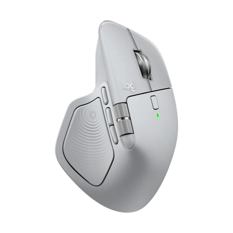 Logitech MX Master 4 High-performance Wireless Mouse with haptic feedback-Pale Gray