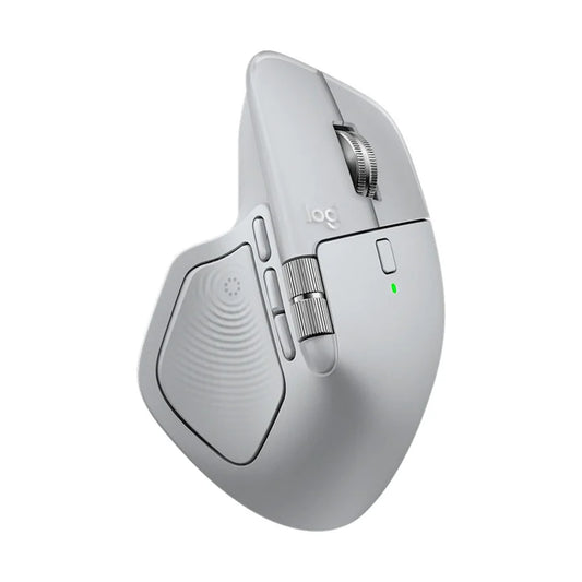 Logitech MX Master 4 High-performance Wireless Mouse with haptic feedback-Pale Gray
