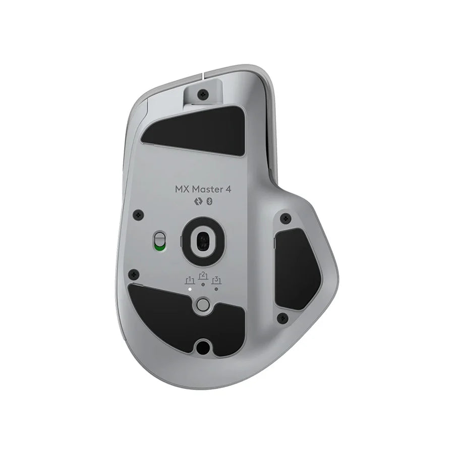 Logitech MX Master 4 High-performance Wireless Mouse with haptic feedback-Pale Gray