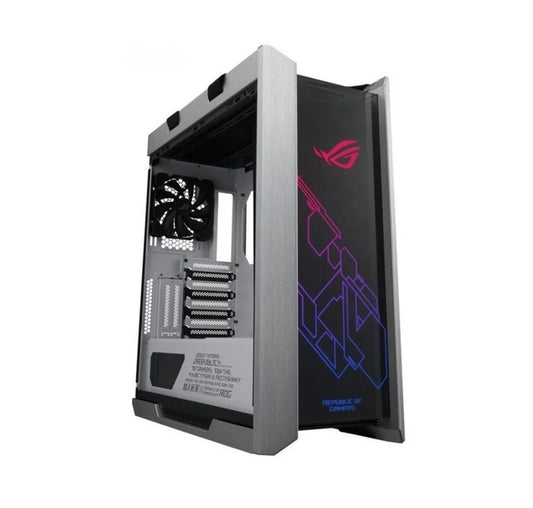 ASUS ROG STRIX HELIOS WHITE EDITION RGB ATX/EATX MID-TOWER GAMING CASE WITH TEMPERED GLASS, ALUMINUM FRAME, GPU BRACES, 420MM RADIATOR SUPPORT AND AURA SYNC | 90DC0023-B39000