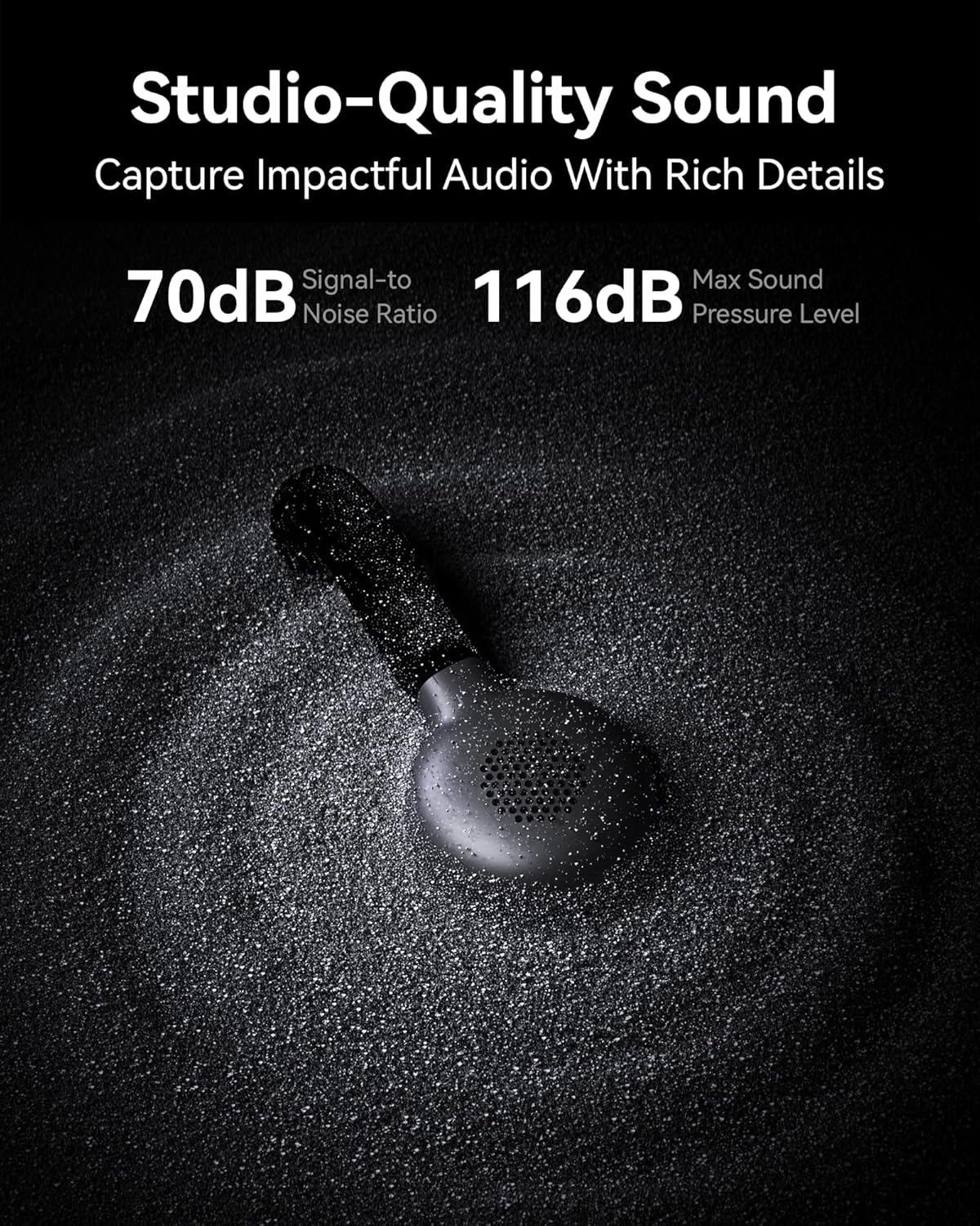 Hollyland Lark M2S Wireless Lavalier Microphone with USB-C plug for iPhone 15/16 and Android, Titanium Clip, Plug-and-Play, Noise Cancelling, 300m Range, 27H Battery Life for Vlogging, YouTube