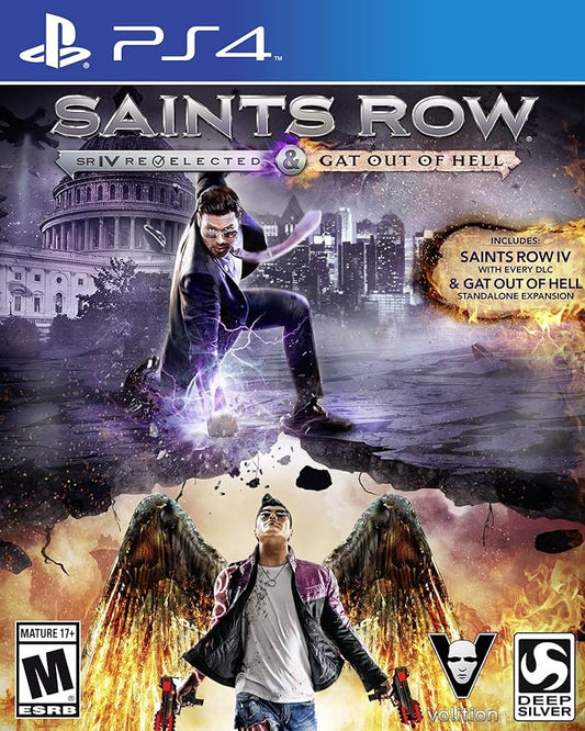 Saints Row Re-Elected & Gat Out of Hell - PS4 (pre owned)