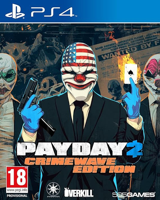 Payday 2 Crimewave Edition PS4(pre owned)