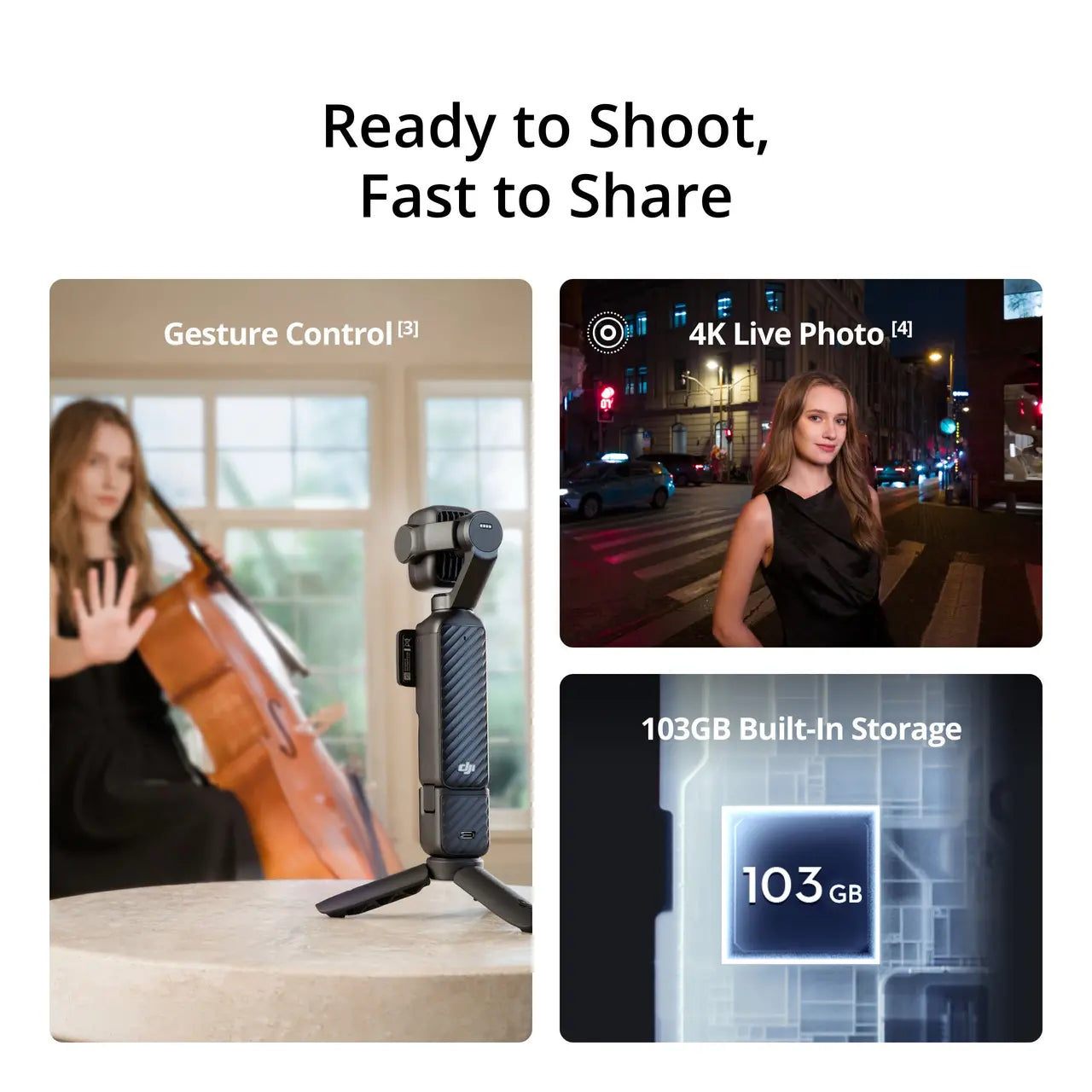 Dji Osmo Pocket 4P Standard Combo