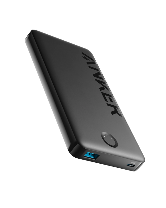 Anker 323 USB-C 10000 mAh Power Bank,Black, A1334H11