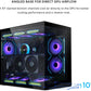 Lian Li O11D MINI V2 Compact ATX Mid-Tower Airflow Computer Case - Black - G99.O11DMIV2X.BLK.00