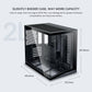 Lian Li O11D MINI V2 Compact ATX Mid-Tower Airflow Computer Case - Black - G99.O11DMIV2X.BLK.00