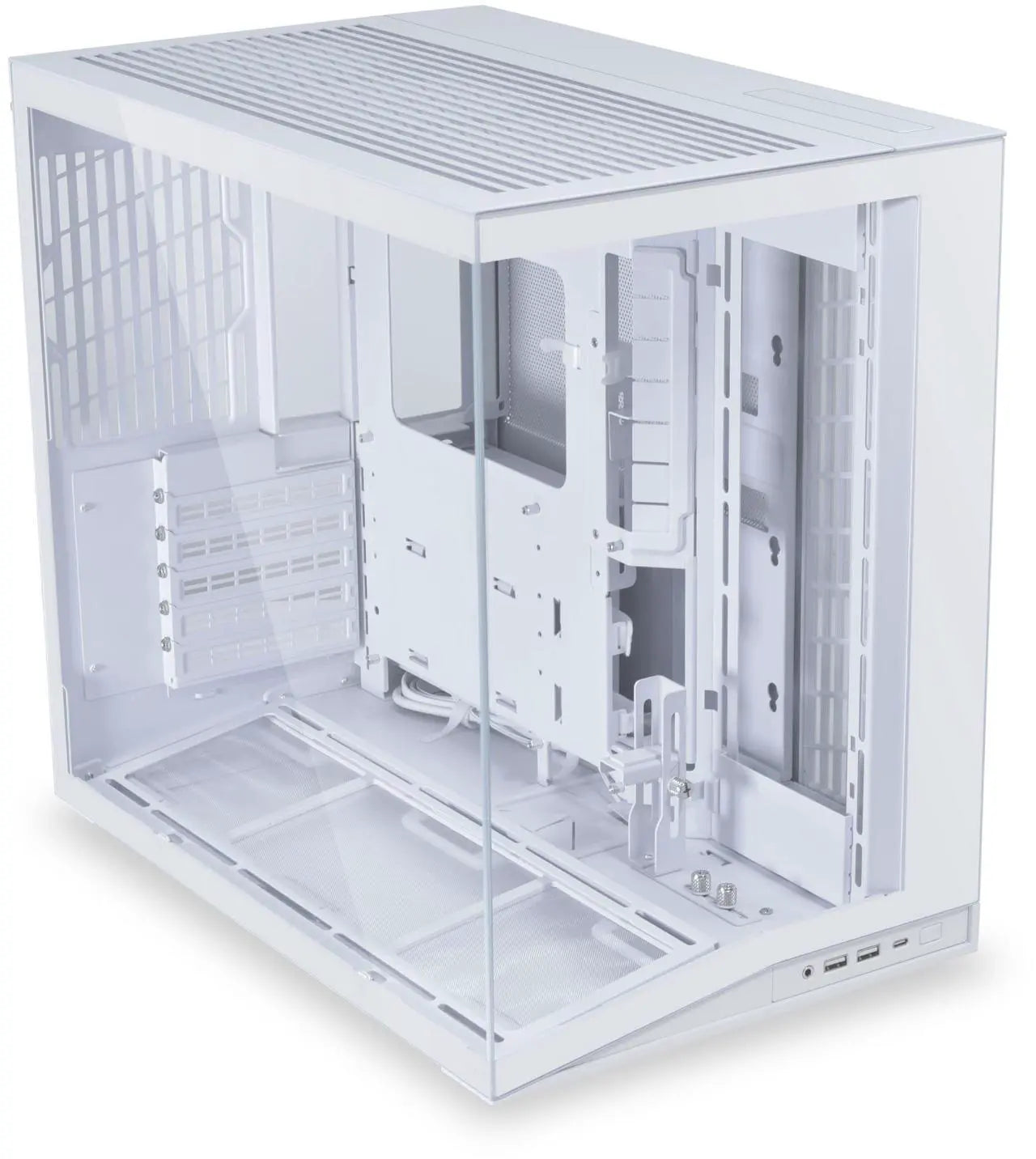 Lian Li O11D MINI V2 Compact ATX Mid-Tower Airflow Computer Case - White - G99.O11DMIV2W.WH.00
