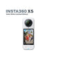 Insta360 X5 Satin White - Waterproof 8K 360° Action Camera